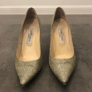 Jimmy Choo Glitter pump